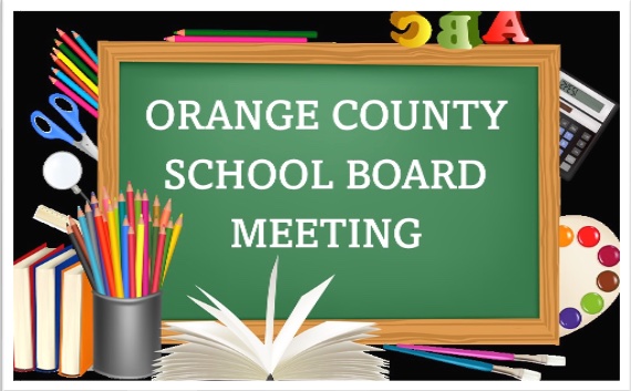 Orange County School Board Meeting