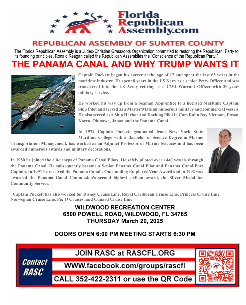 FRA SUMTER COUNTY MONTHLY CHAPTER MEETING