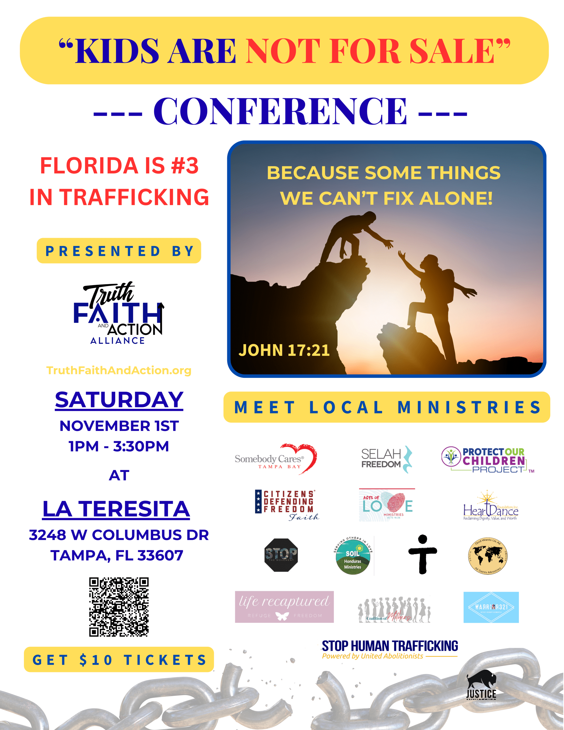 "KIDS ARE NOT FOR SALE" CONFERENCE